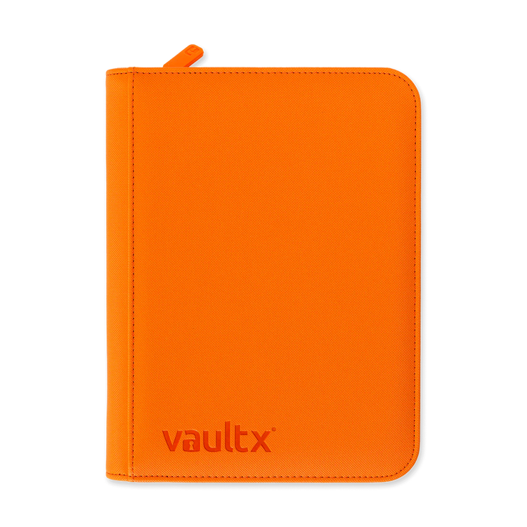 VaultX Exo-Tec 4-Pocket Zip Binder Just Orange