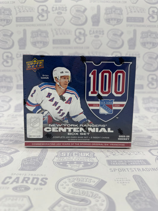 2025-26 Upper Deck New York Rangers Centennial Hockey Box Set