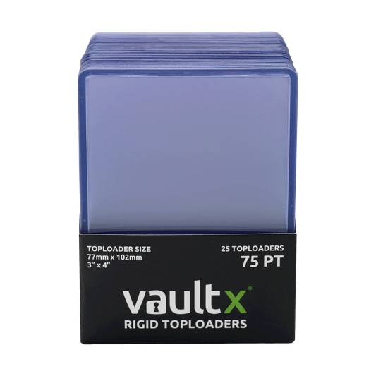 VaultX Rigid Toploaders 75pt (25 Pack)