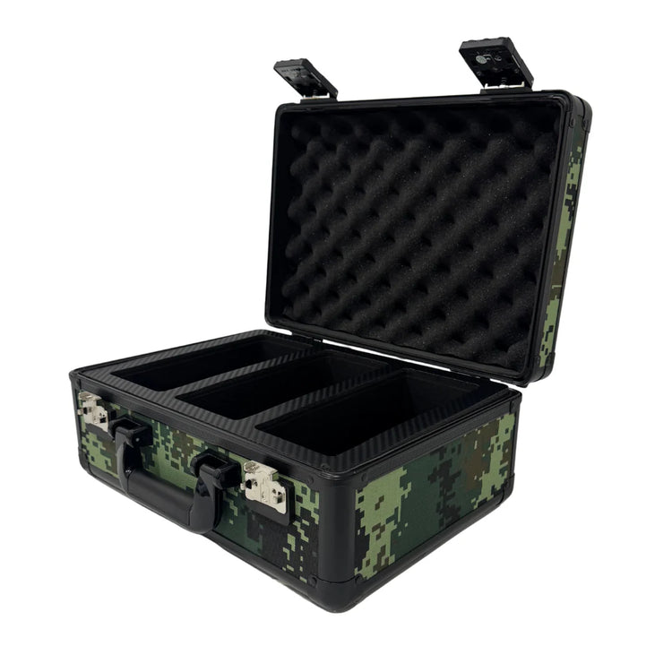 Zion Cases Slab Case X - Green/Brown/Tan Camo - Sports Trading Cards UK