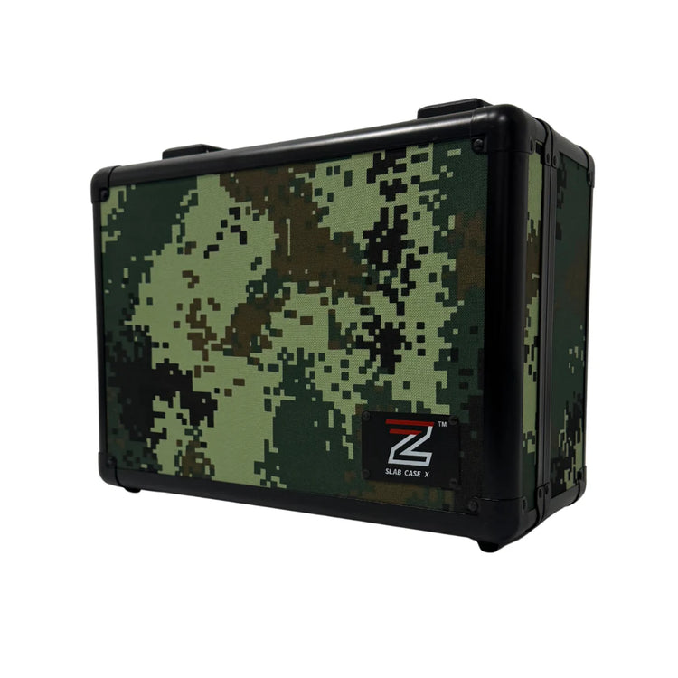 Zion Cases Slab Case X - Green/Brown/Tan Camo - Sports Trading Cards UK