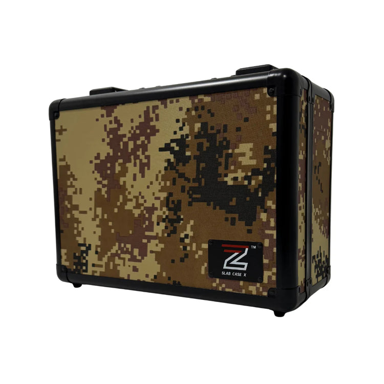 Zion Cases Slab Case X - Black/Tan/Brown Camo - Sports Trading Cards UK