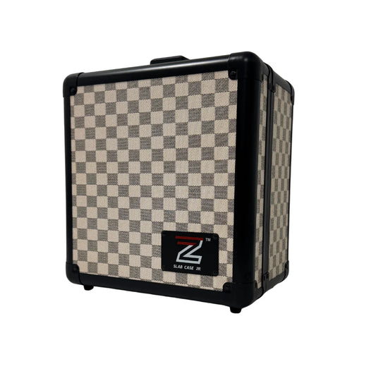 Zion Cases Slab Case 2 Row - Beige Checkerboard Leather