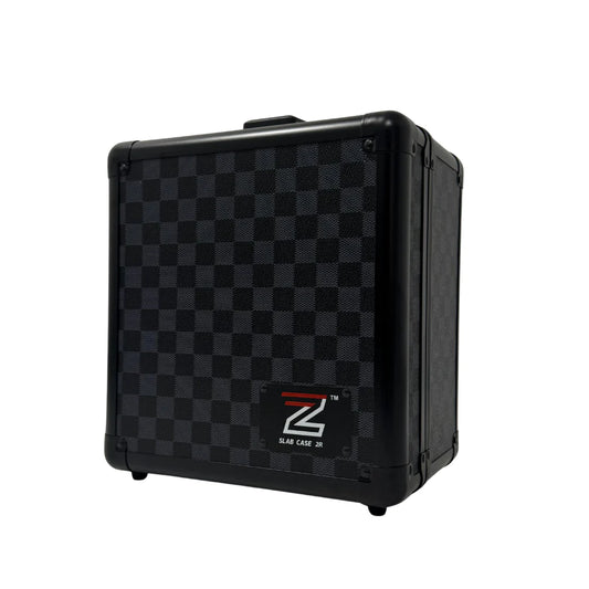 Zion Cases Slab Case 2 Row - Black Checkerboard Leather