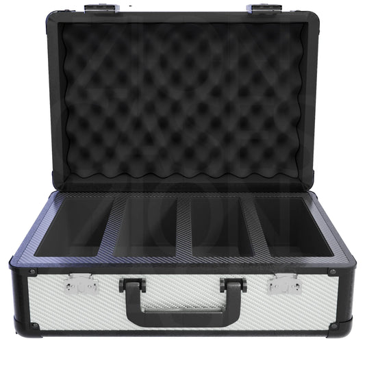 Zion Cases Slab Case XL - Carbon Fiber White - Sports Trading Cards UK