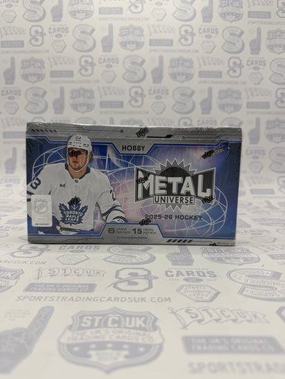 2025-26 Upper Deck Skybox Metal Universe Hockey Hobby Box - Sports Trading Cards UK
