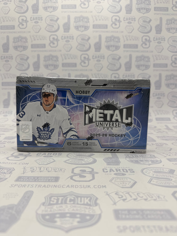 2025-26 Upper Deck Skybox Metal Universe Hockey Hobby Box - Sports Trading Cards UK