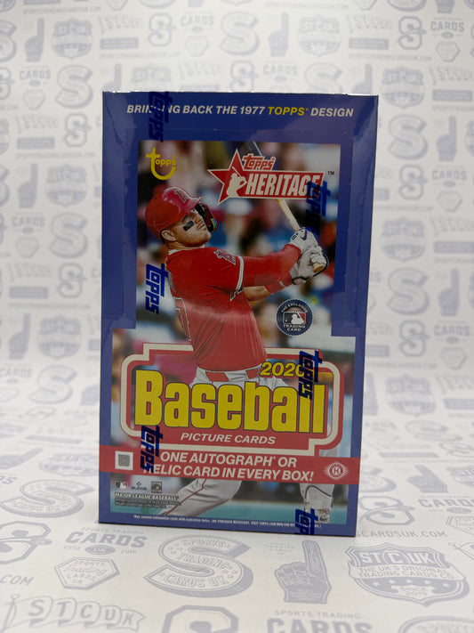 2026 Topps Heritage Baseball Hobby Box