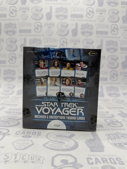 2026 Rittenhouse Star Trek Voyager Archives & Inscriptions Hobby Box - Sports Trading Cards UK