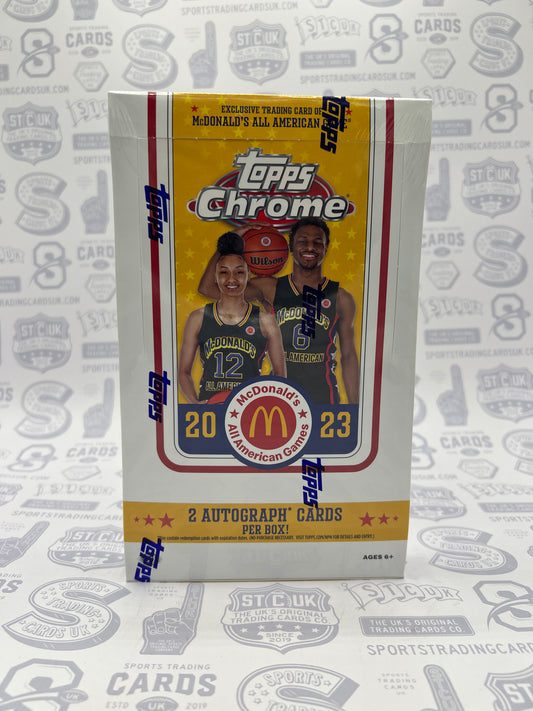 2023/24 Topps Chrome McDonald's All-American Basketball Hobby Box