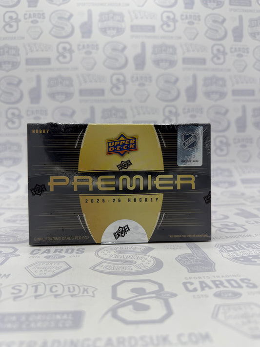 2025-26 Upper Deck Premier Hockey Hobby Box