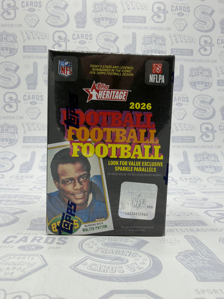 2026 Topps Heritage Football Blaster Box