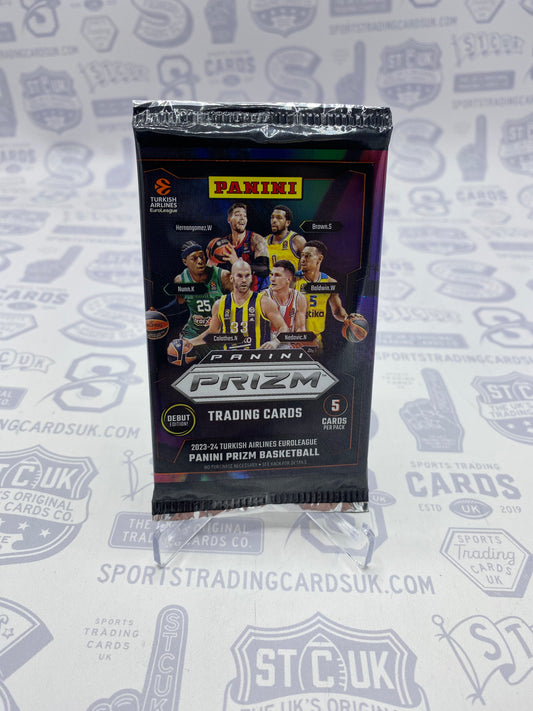 2023-24 Panini Turkish Airlines Euroleague Prizm Basketball Hobby Pack