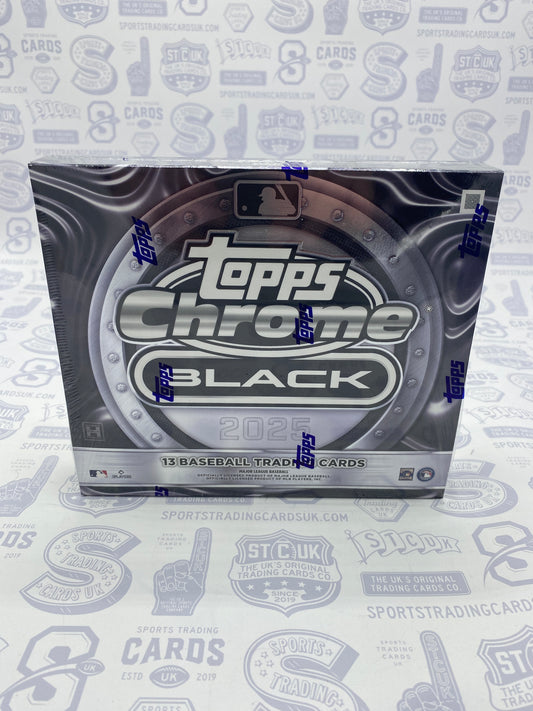 2025 Topps Chrome Black Baseball Hobby Box