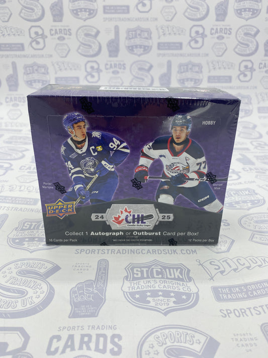 2024-25 Upper Deck CHL Hockey Hobby Box