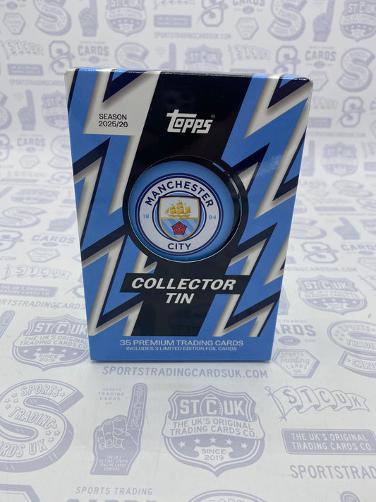 2025/26 Topps Manchester City Collector Tin