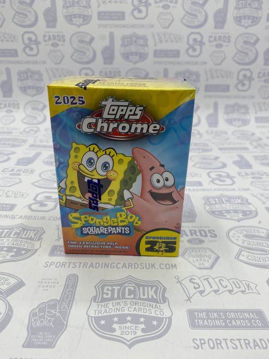 2025 Topps Chrome Spongebob 25th Anniversary Blaster Box