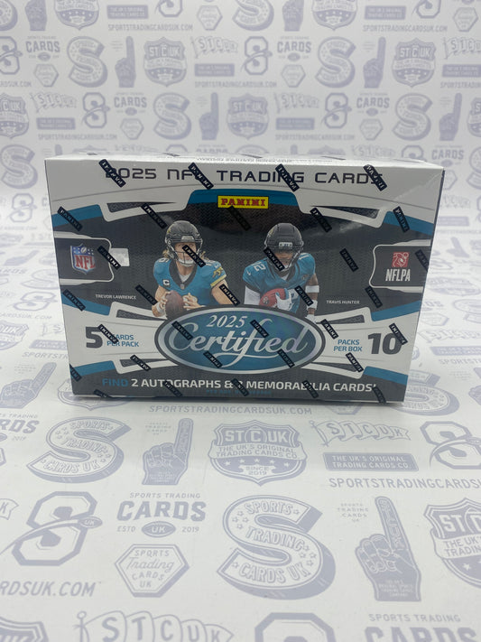 2025 Panini Certified Football Hobby Box