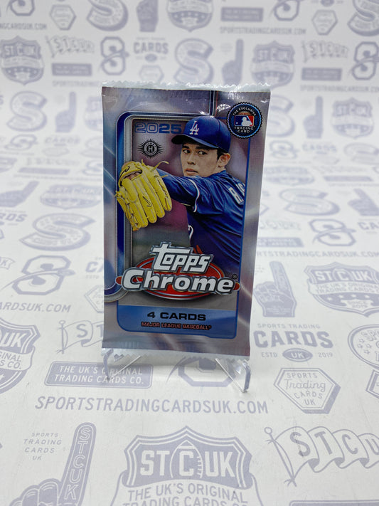 2025 Topps Chrome Baseball Hobby Pack