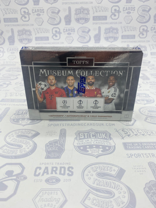 2024-25 Topps UEFA Club Competitions Museum Collection Soccer Hobby Box