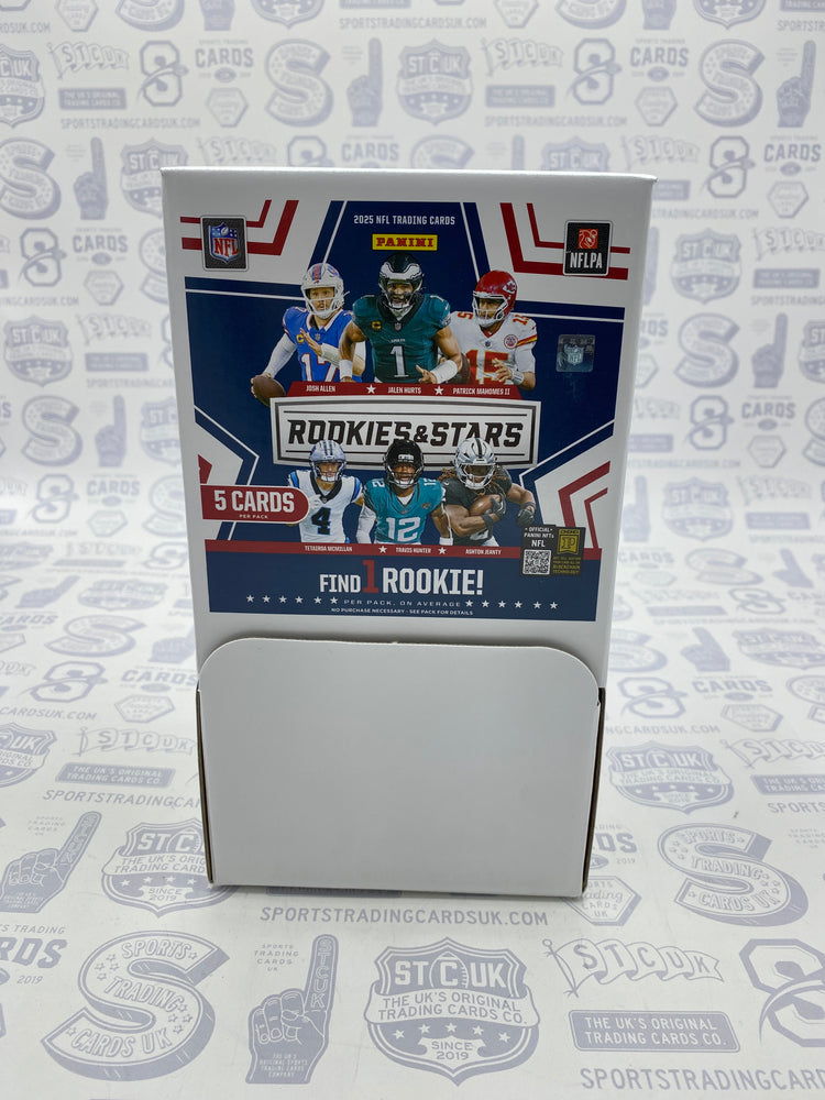 2025 Rookies & Stars Football Gravity Feed 48 Pack Box - Sports Trading Cards UK