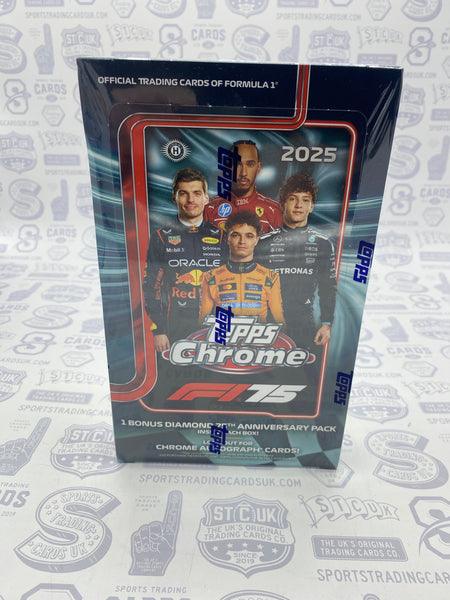 2025 Topps Chrome Formula 1 F1 Racing Hobby Box