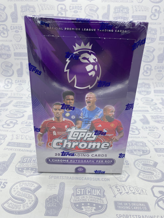 2025/26 Topps Chrome English Premier League Soccer Hobby Box
