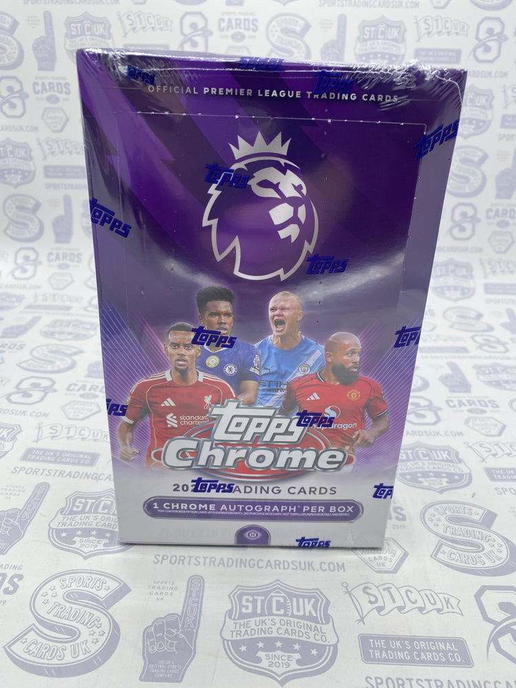 2025/26 Topps Chrome English Premier League Soccer Hobby Box