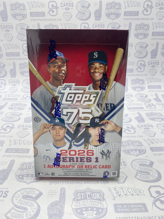 2026 Topps Series 1 Baseball Hobby Box - Sports Trading Cards UK