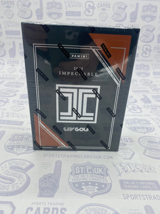2025 Panini Impeccable LIV Golf Hobby Box - Sports Trading Cards UK