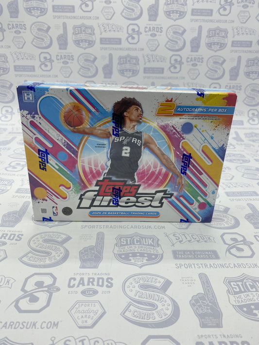 2025/26 Topps Finest Basketball Hobby Box - Sports Trading Cards UK