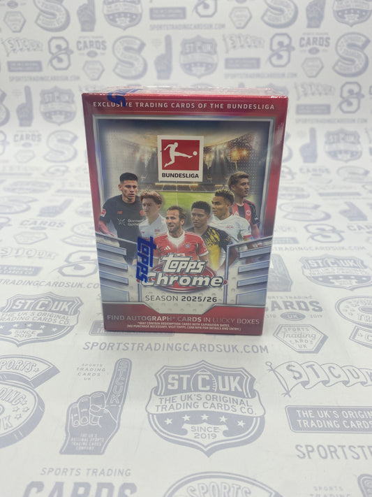 2025/26 Topps Chrome Bundesliga Soccer Blaster Box