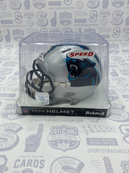 D.J. Moore Carolina Panthers Autographed Riddell Speed Mini Helmet - Sports Trading Cards UK