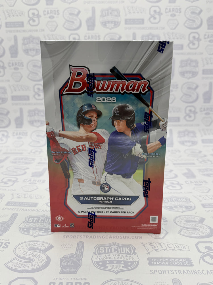 2026 Bowman Baseball Hobby Jumbo Box - Sports Trading Cards UK