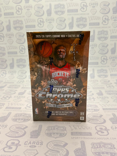 2025-26 Topps Chrome Cactus Jack Basketball Hobby Box - Sports Trading Cards UK