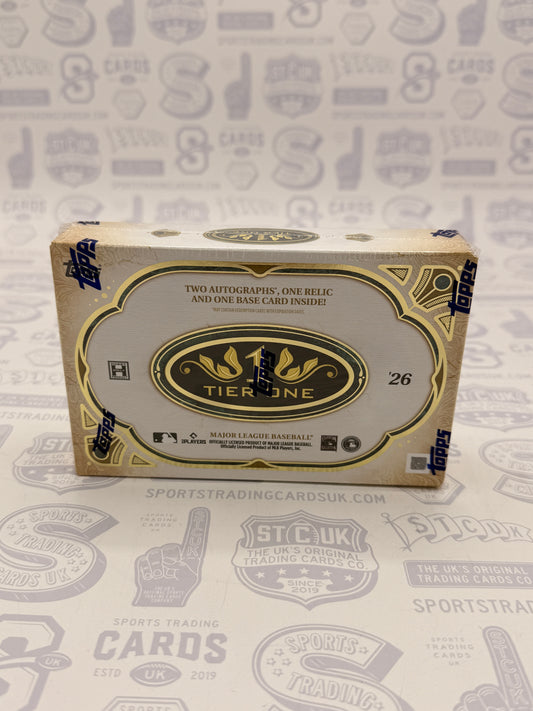 2026 Topps Tier One Baseball Hobby Box