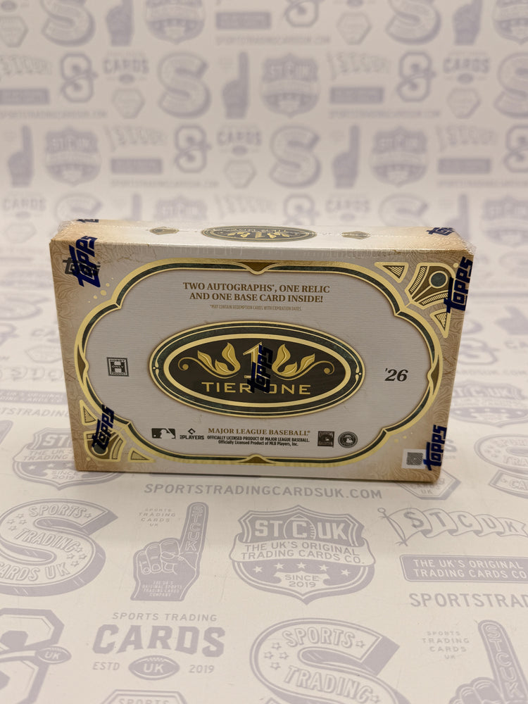 2026 Topps Tier One Baseball Hobby Box - Sports Trading Cards UK