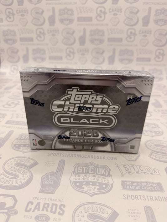 2025-26 Topps Chrome Black Basketball Hobby Box