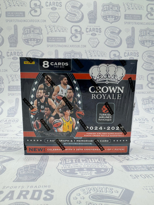 2024-25 Panini Turkish Airlines EuroLeague Crown Royale Basketball Hobby Box
