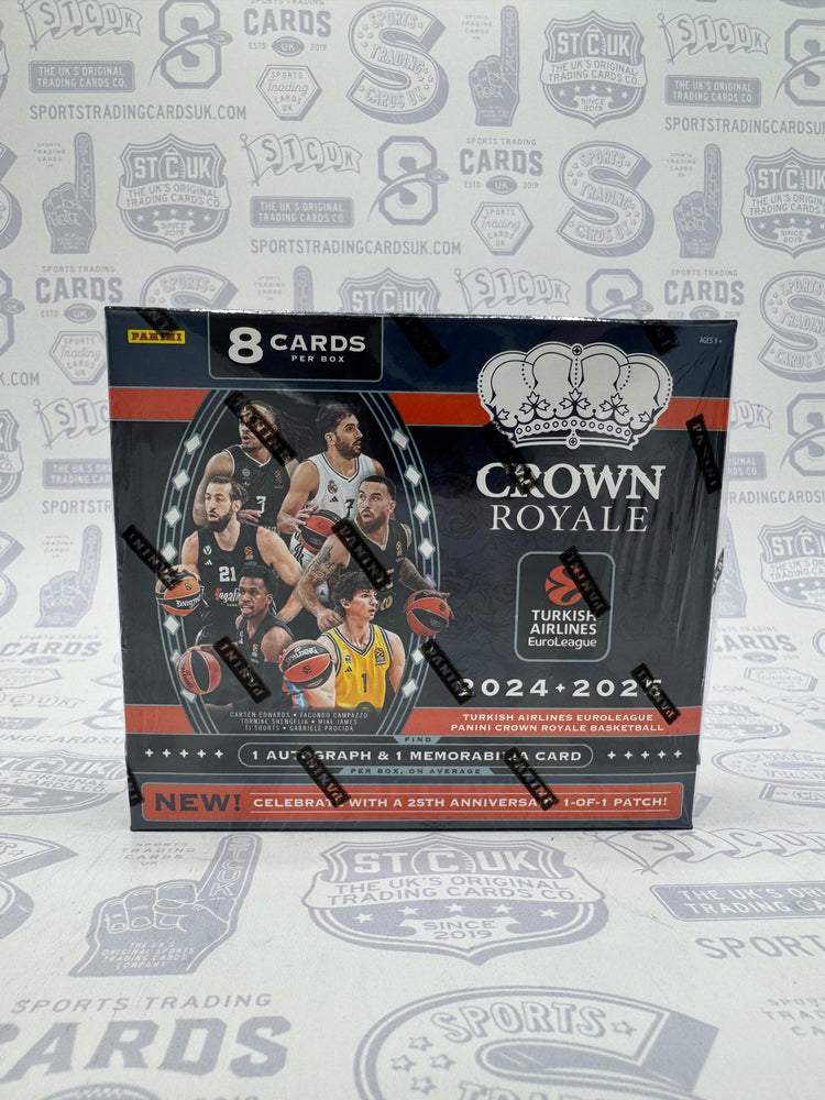 2024-25 Panini Turkish Airlines EuroLeague Crown Royale Basketball Hobby Box