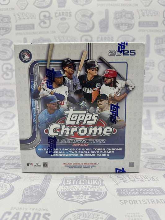 2025 Topps Chrome Baseball Logofractor Edition Box
