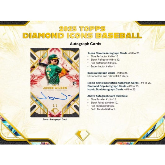 Pre Order - 2025 Topps Diamond Icons Baseball Hobby Box