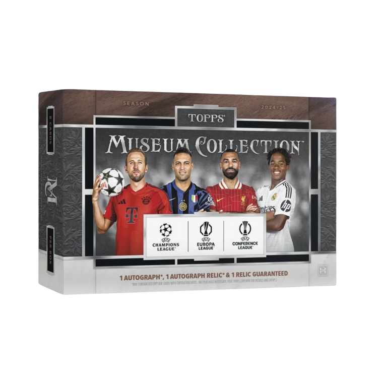 Pre Order - 2024-25 Topps UEFA Club Competitions Museum Collection Soccer Hobby Box