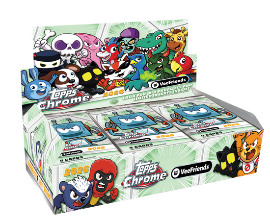 Pre Order - 2026 Topps Chrome VeeFriends Hobby Box - Sports Trading Cards UK