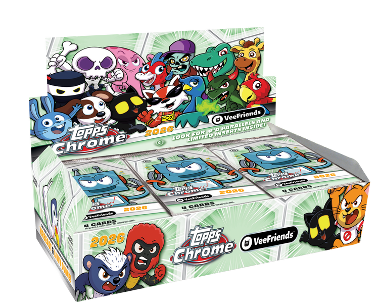 Pre Order - 2026 Topps Chrome VeeFriends Hobby Box - Sports Trading Cards UK