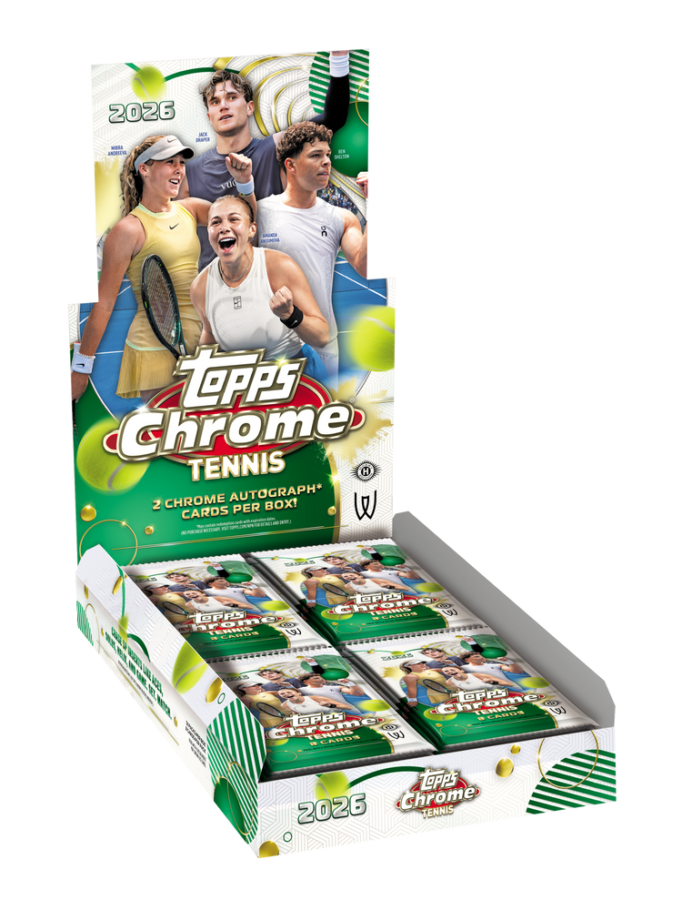 Pre Order - 2026 Topps Chrome Tennis Hobby Box