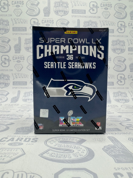 2025 Panini Super Bowl LX Champions Seattle Seahawks Football NFL Box Set - Sports Trading Cards UK