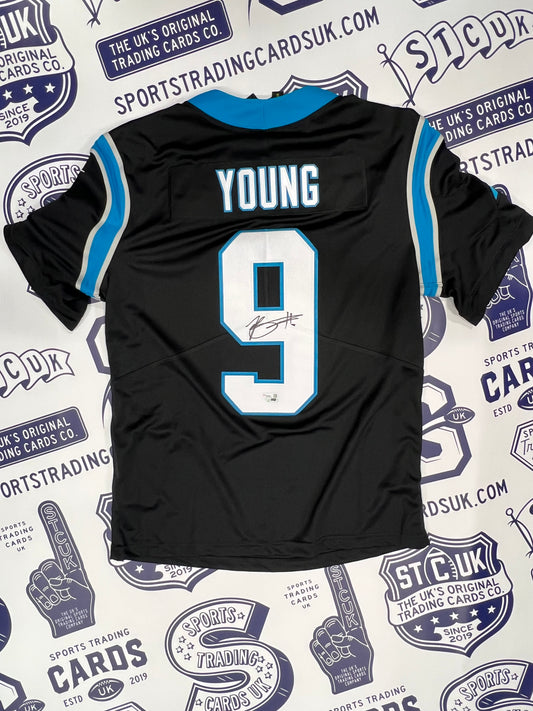 Bryce Young Carolina Panthers Autographed Black Nike Limited Jersey