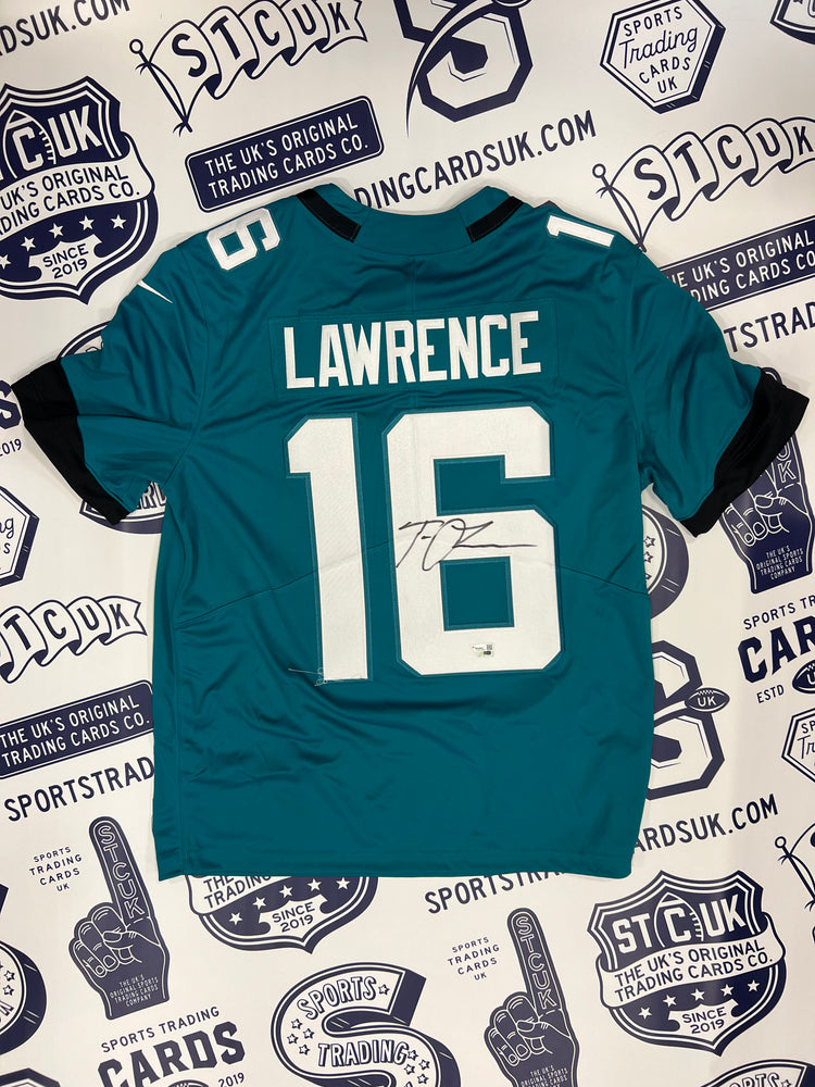 Trevor Lawrence Jacksonville Jaguars Autographed Teal Nike Limited