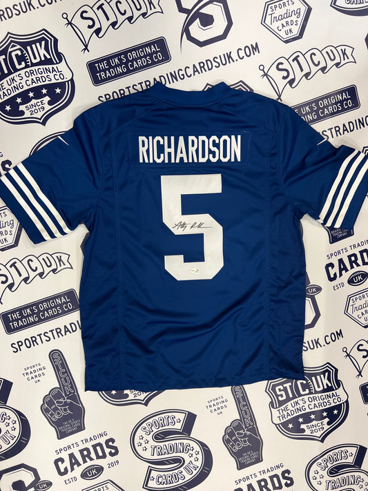 Anthony Richardson Indianapolis Colts Autographed Blue Alternate Nike Limited Jersey